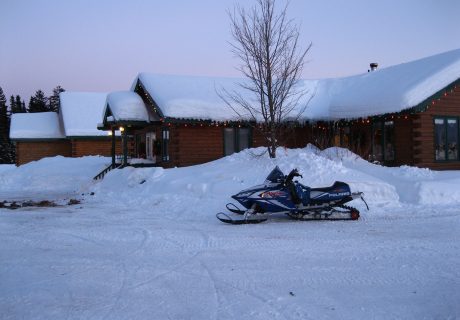 Snowmobiling Activity In Winter